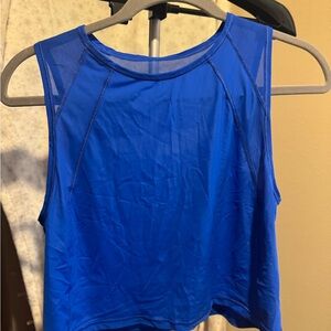 Lululemon Athletica Vibrant Blue Sculpt Tank Top
